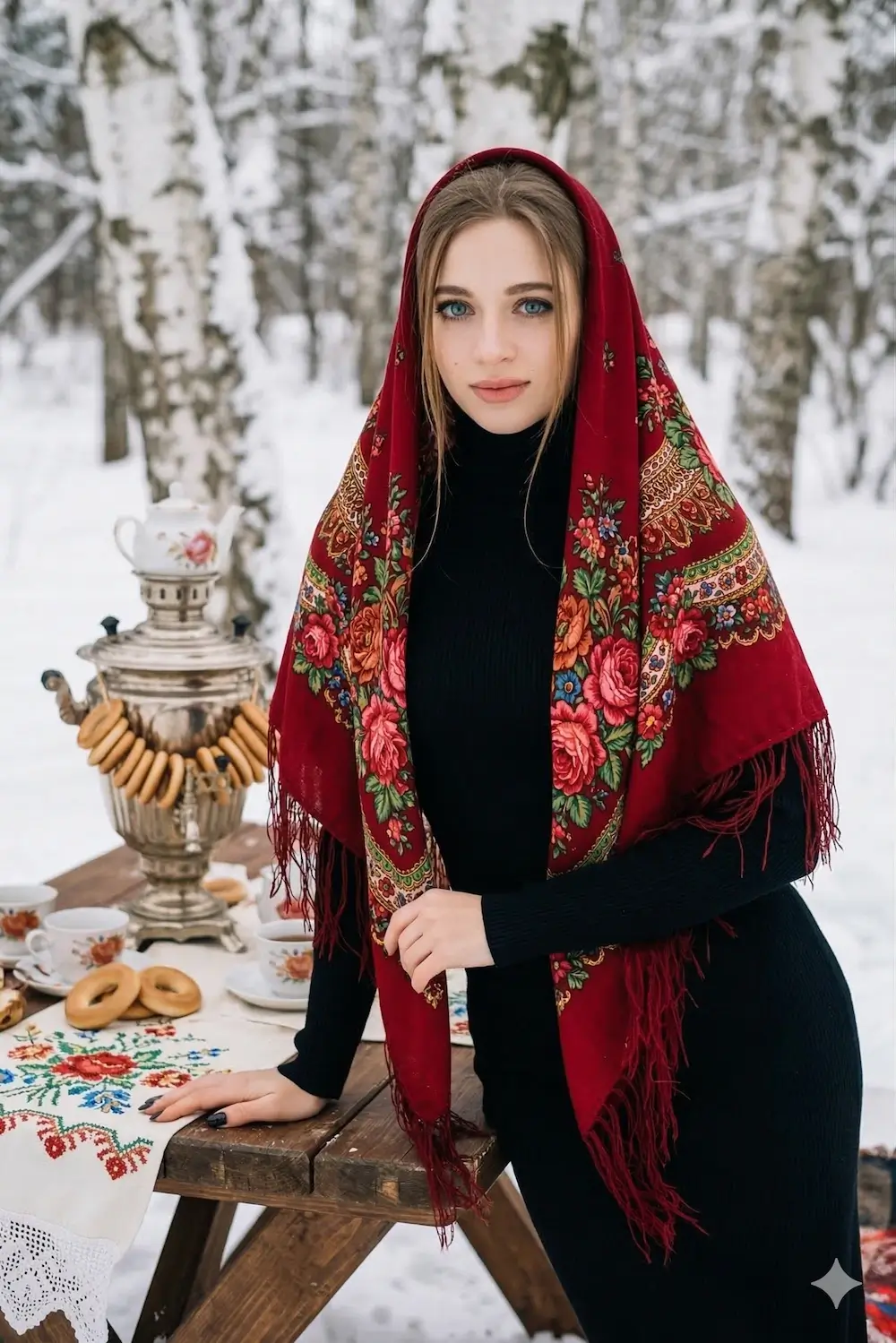 Промт для фотосессии в русском стиле