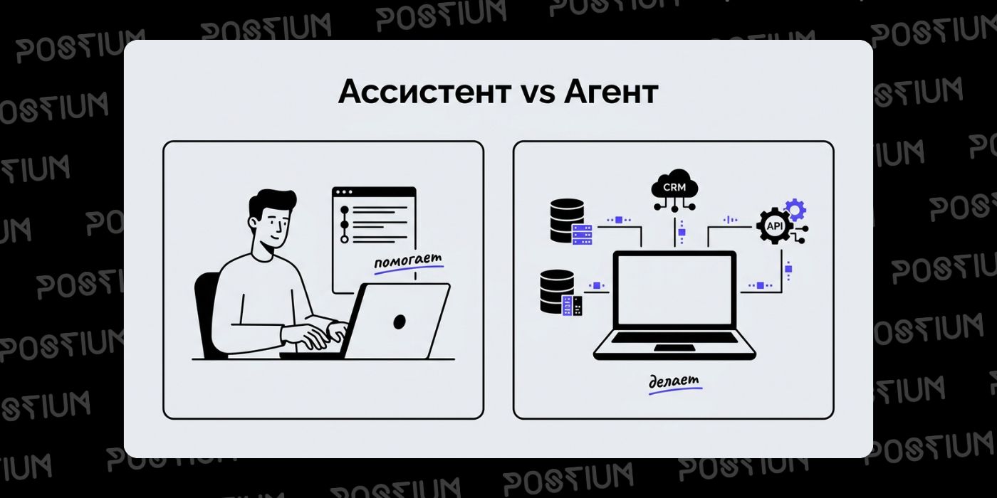 Чем ИИ-агенты отличаются от ИИ-ассистентов