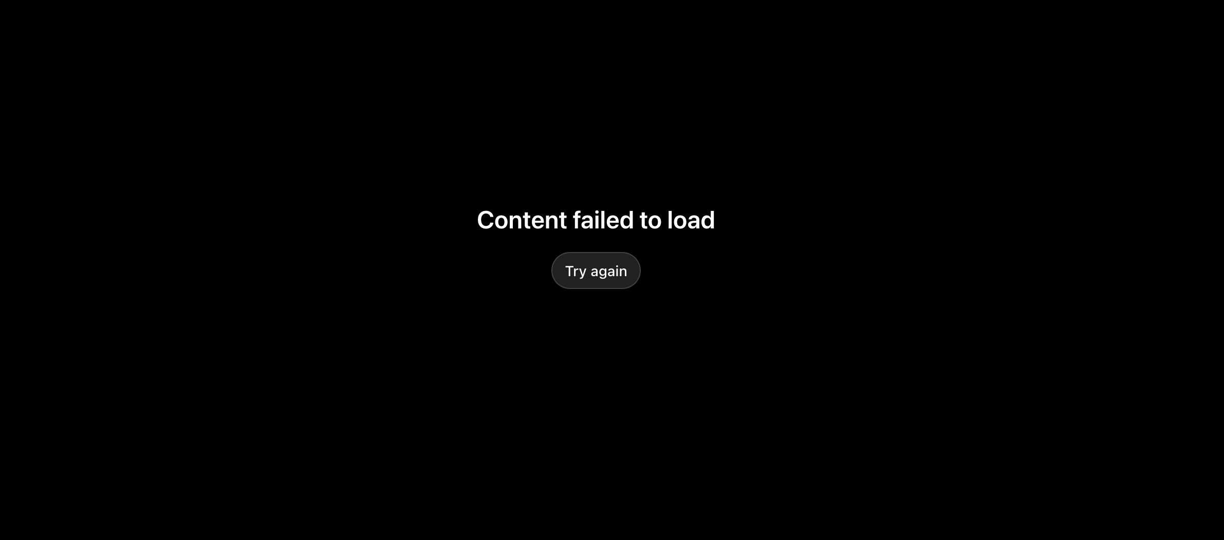Что означает ошибка «Content failed to load» в ChatGPT