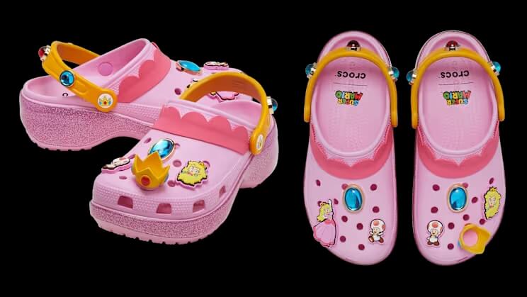 Princess Peach Classic Platform Clog