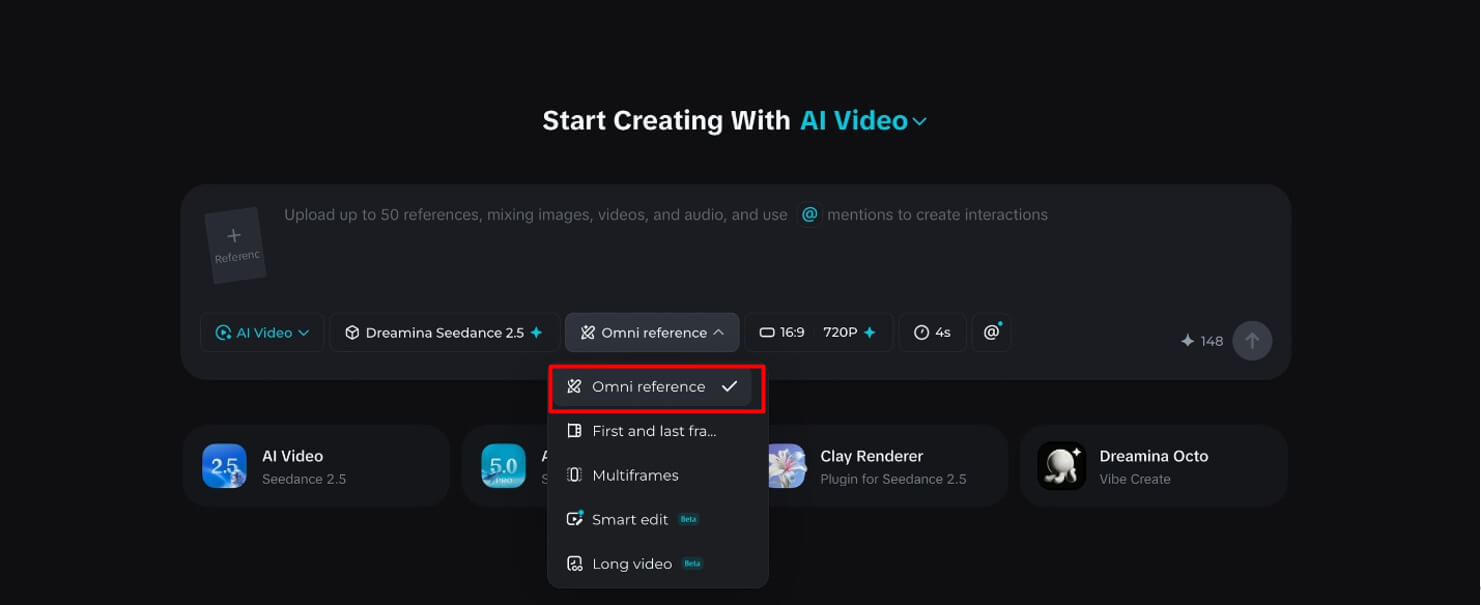 Создание видео через Seedance 2.5
