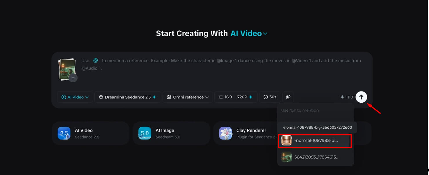 Создание видео через Seedance 2.5