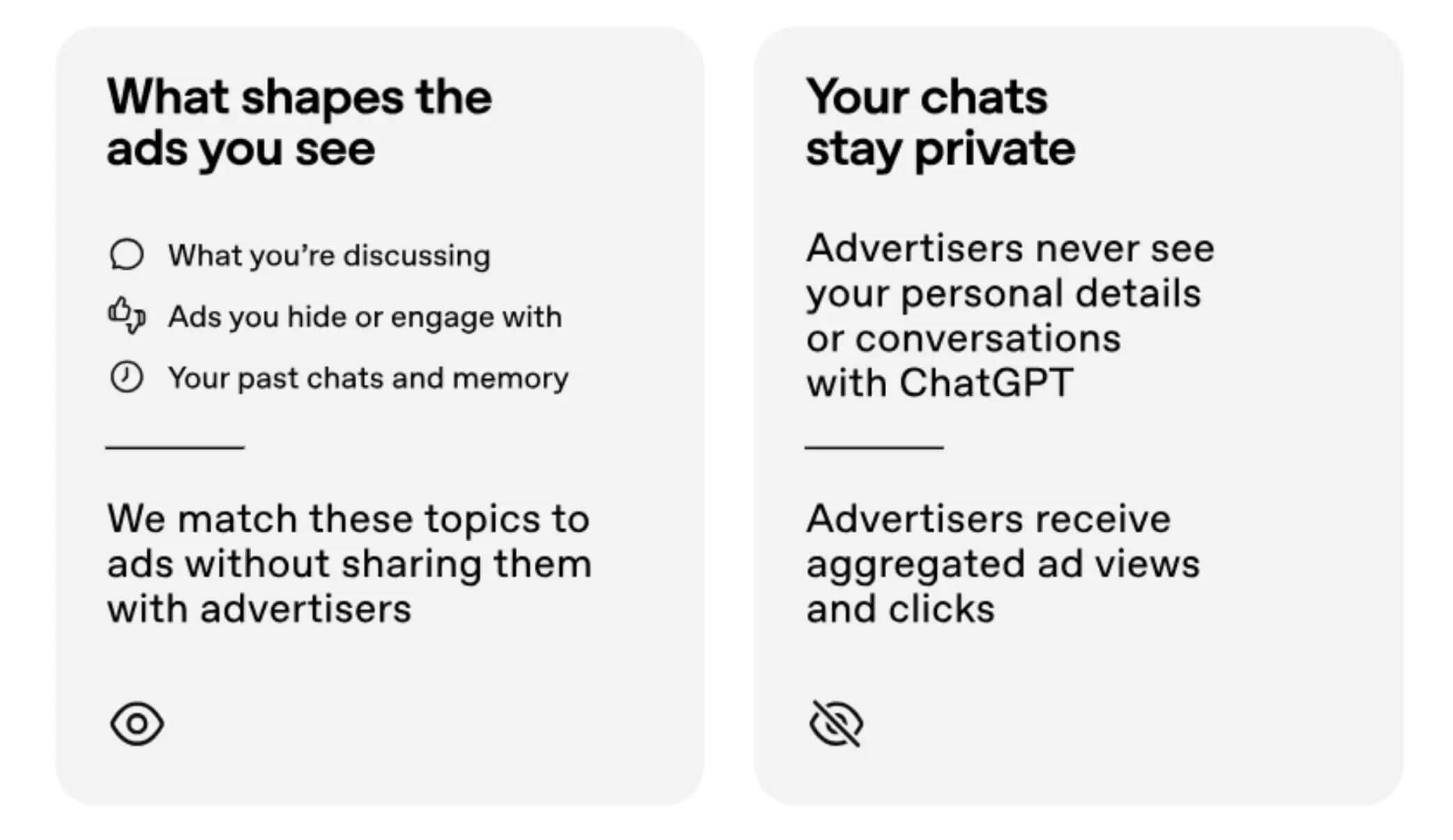 Как OpenAI показывает рекламу в ChatGPT