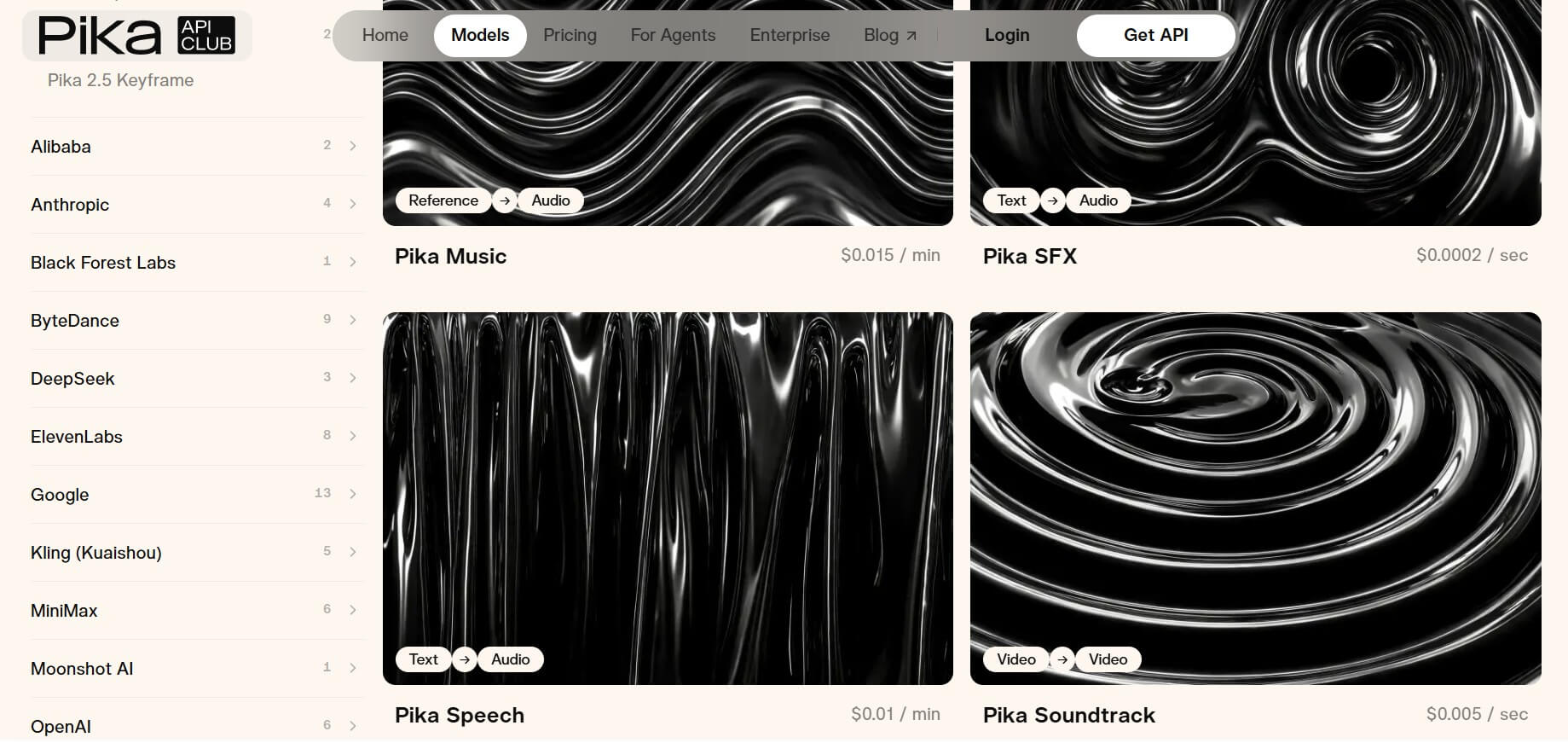 Pika Audio — что умеют новые модели