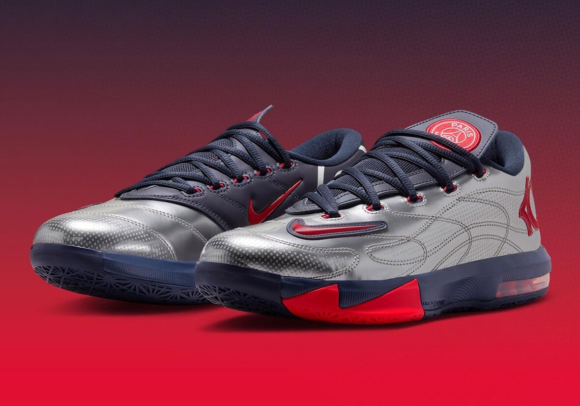 PSG × Nike KD 6 «Metallic Silver» — что известно о кроссовках